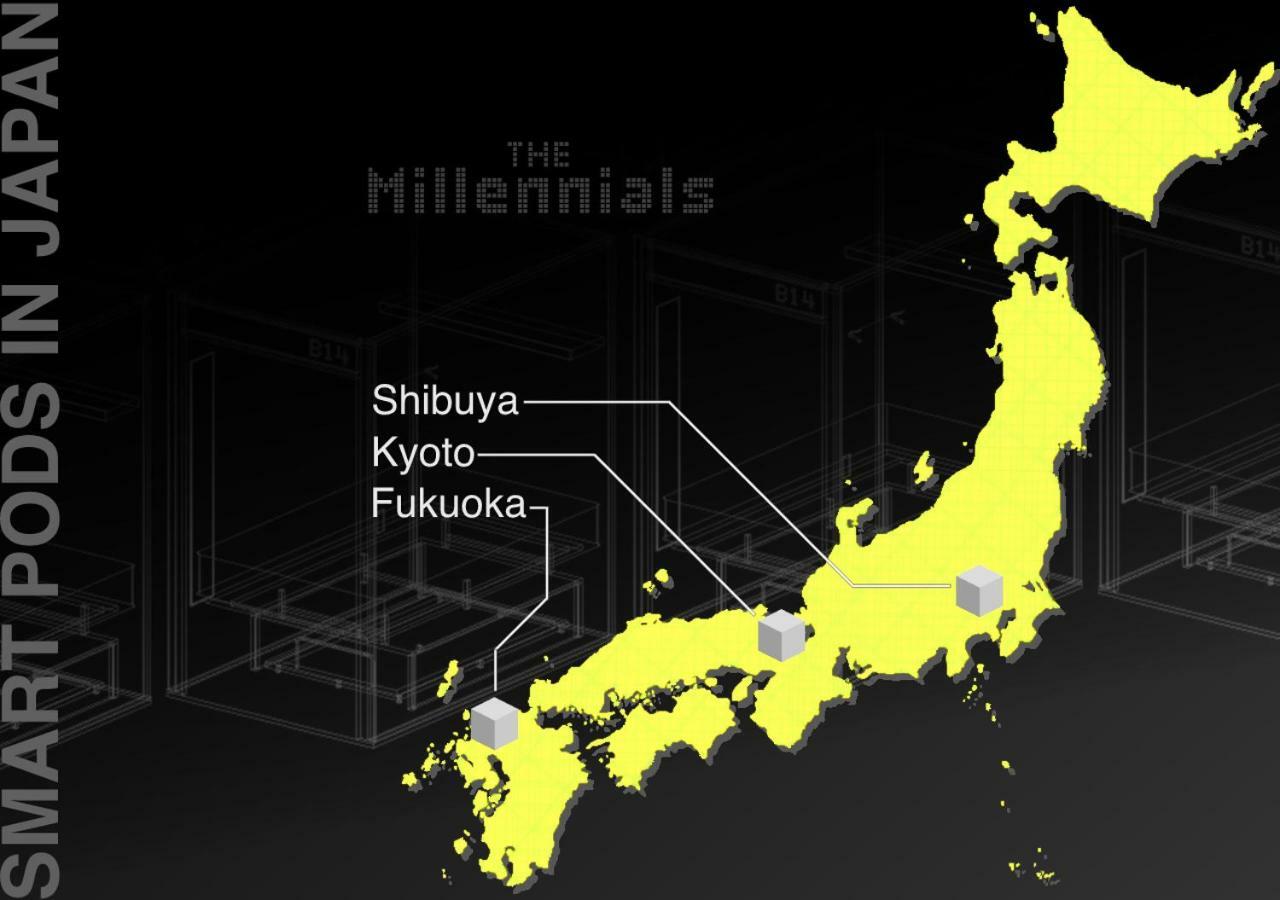The Millennials Fukuoka Hotel a capsule Fukuoka (Fukuoka)